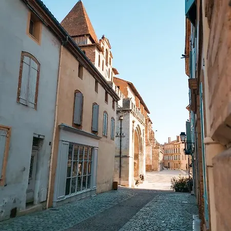 Lägenhet Cozy - Coeur Historique De Moissac